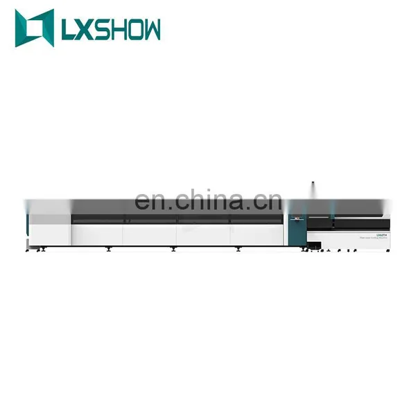 2021 LXSHOW 1000w 2000w 3000w Raycus Tube Pipe Cnc Fiber Laser Cutting Machine / Cnc Laser Tube Pipe Cutting Machine for Steel photo-2
