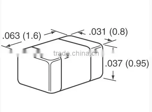 C Series, General Purpose C1608X5R0J685K080AB 6.8UF 6.3V X5R 0603 Ceramic Capacitors photo-2