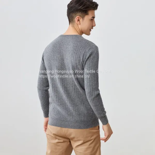 Autumn Cashmere Sweater/Crew Neck Men′s Cashmere Sweater For Keep Warm photo-5