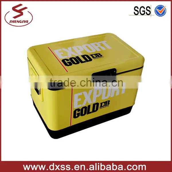 54L Multifunction Beer Retro Metal Cool Chest Steel Cooler Wine Chiller