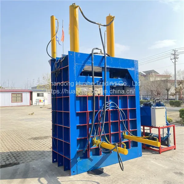 Semi Automatic Steel Plate Packer Oil Drum Iron Sheet Hydraulic Flattening Machine Waste Copper Waste Aluminum Alloy Vertical Compressor photo-3