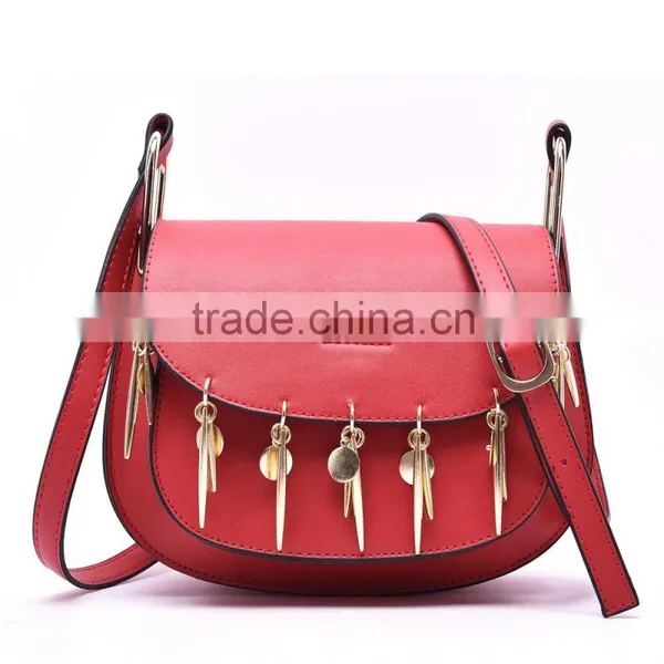 C22771B New Arrival Ladies Fashion Casual Cross-Body Metal Tassels Bags photo-3