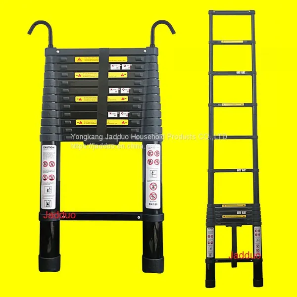 Black Single Ladder With Hook