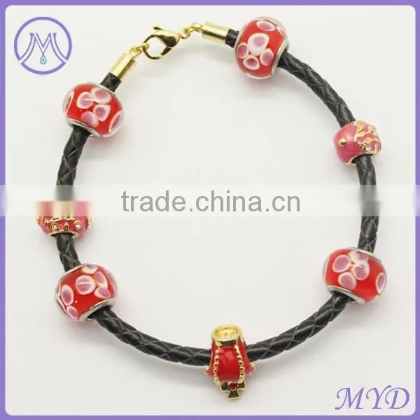 European Style 925 Sterling Silver Plated Women Beaded Bracelets photo-6