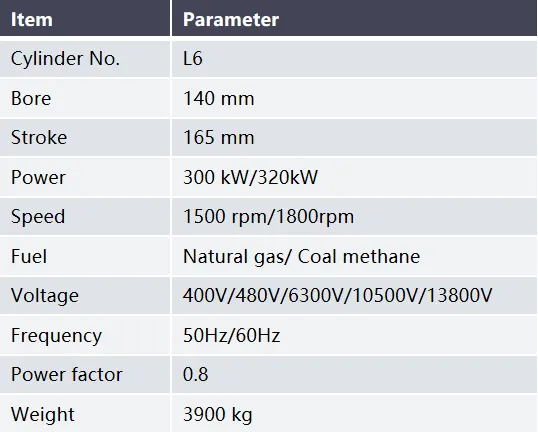 JICHAI 300GF30-T Gas Generator Sets Natural/ Coal Methane Gas Gensets 300 KW/320kW photo-2