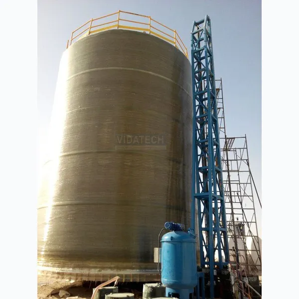 FRP (Fibreglass) Upground Water Chemical Storage Tanks Manufacturing Filament Winding Machine photo-3