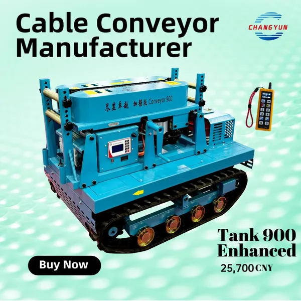 Changyun Cable Conveyor Manufacturer Tank 900 Enhanced Customizable