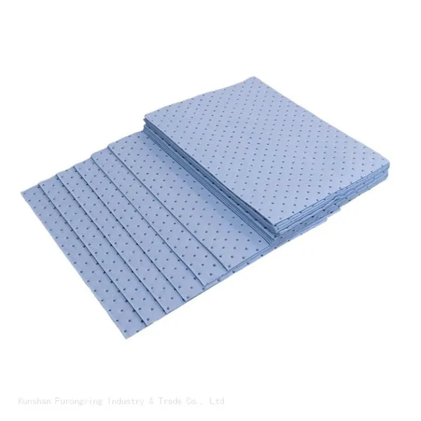 Factory Low Price Blue Color Universal Liquid Spill Absorbent Mats photo-5