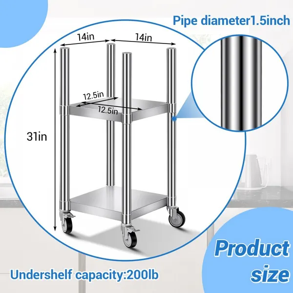 Stainless Steel Insulated Food Racks Are Suitable for Storing Cooking Equipment in Kitchens and Restaurants. photo-2