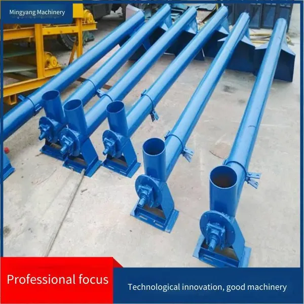 Flour Shaftless Steel Tube Screw Elevator, 4-meter Stainless Steel Screw Feeder, Carbon Steel Pig Feed Conveyor photo-4