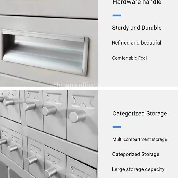 Pathology Department Tissue Block Archive Cabinet Label Slot High Load Capacity 20 Drawer Stack 390mm Per Unit photo-2
