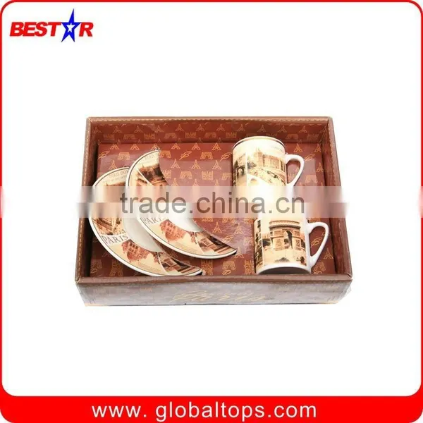 Best-selling Ceramic Cup Set With Printing