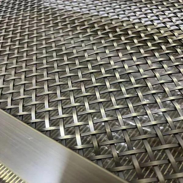 Industrial Building Exterior Walls, Architectural Metal Decorative Mesh, Hotel Wall Metal Mesh Ceiling Partition Curtains photo-5