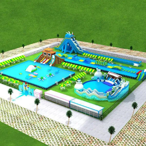 Second-hand Wolong Water Park Equipment, Planned Area 8000 Square Meters, Including 9 Projects, for Package Deal photo-5