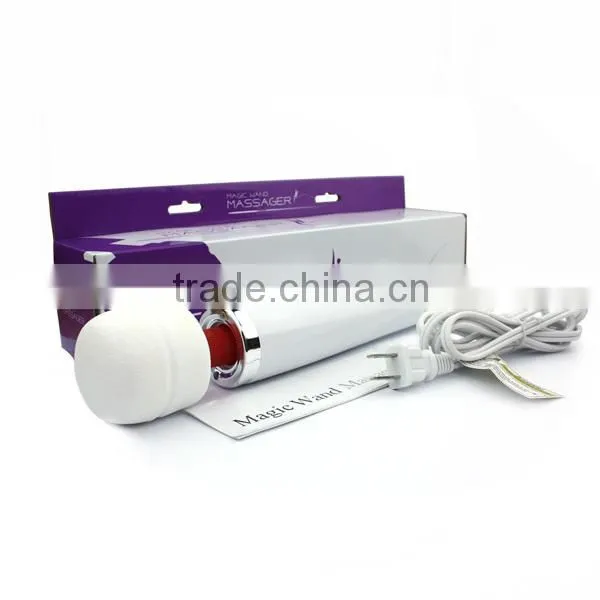 China Wholesale 20 Speed Waterproof Ladies Vibrating Wand Massager Sex Toy photo-4