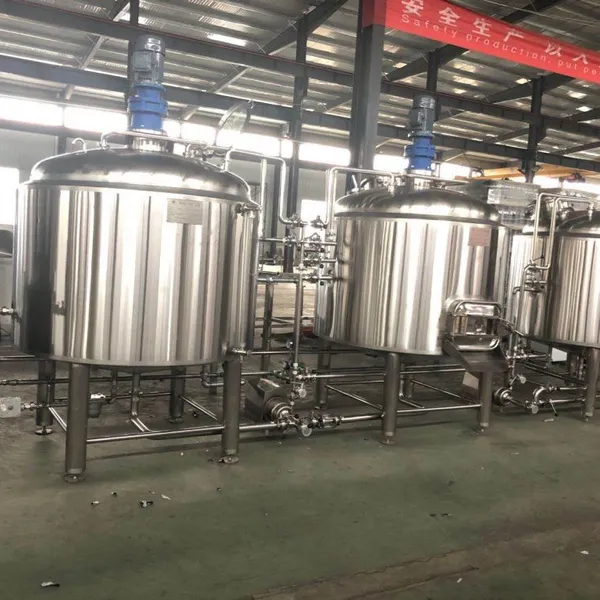 1000L 3Vessles Brewhouse Craft Beer Equipment With Fermentation photo-2