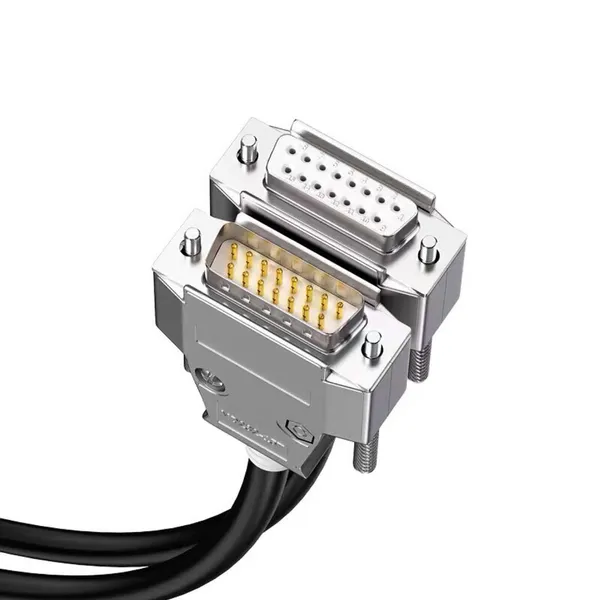 DB15 15-Pin Male to Female D-Sub Extension Harness for Equipment photo-3
