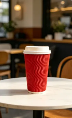 RippleGrip Textured Non Slip Corrugated Coffee Cups photo-4