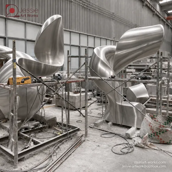 Iron Abstract Sculpture photo-2