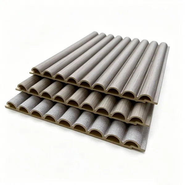 Wood-plastic Grille Wall Panels, Waterproof and Not Easy to Deform photo-5