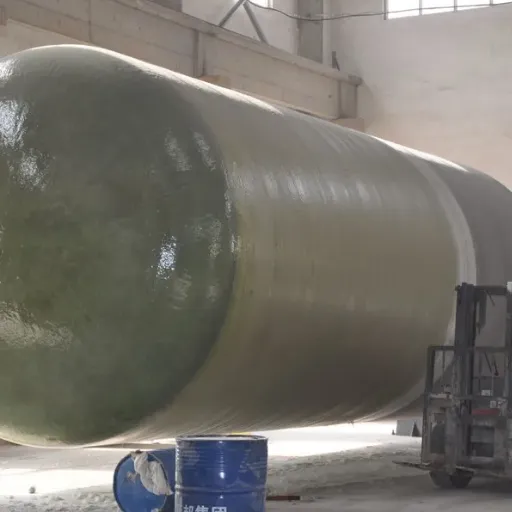 Dilute Hydrochloric Acid FRP Storage Tank for Chemical Processing Plant 3000L Chemical Resistant