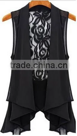 Instyles SEXY CHIFFON AND LACE STITCHING JACKET WOMAN BLOUSE SUMMER Best Clothing Clothing photo-2