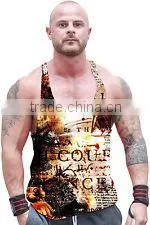 100% Cotton Sublimation Singlet photo-4