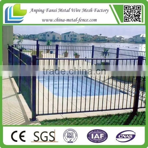 Pool Fencing - Flat Top 1.2m High x 2.4m Long - Satin Black photo-4