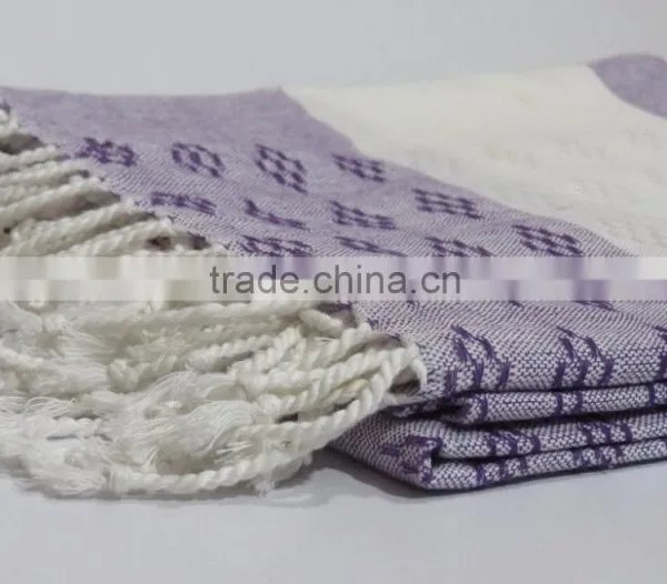 Organic Cotton Fouta Bath and Beach Towel Tunisian Sauna Towels Wholesale photo-5