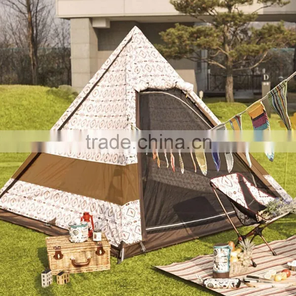 Camping Bell Folding Mosquito Net Play Garden Family Luxury Hotel Rooftop Outdoor Large Canvas Tent photo-2