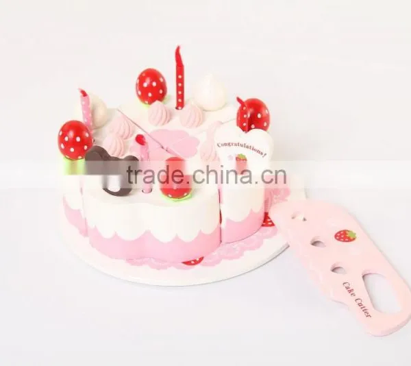 Wooden Ketchen Toy Cake Play Set photo-2