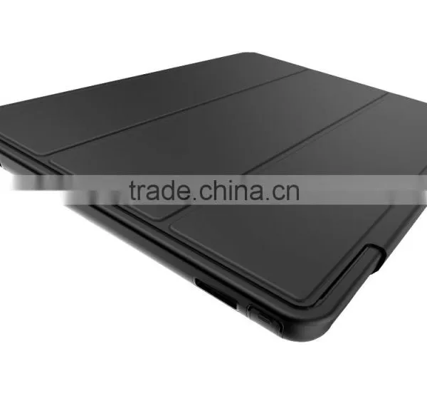 Fashion Design Folding Leather Wake Sleep Function Flip Leather Full Cover Protective Case For IPad Pro TB-0279 photo-5
