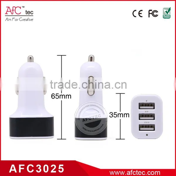 Hot New Products for 2016 Aluminum 12v Cute Multiple Usb Port Car Charger photo-2