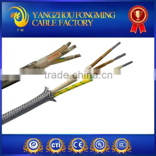 304 Stainless Steel Braid Fiberglass Braided Heating Cable photo-6