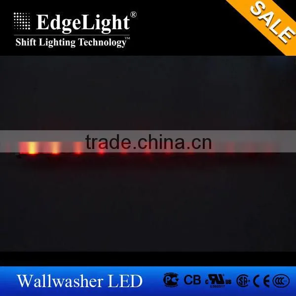 Edgelight Decorative Lighting Fixture Led Outdoor Light , RGB Color , Aluminum Profile Led Strip Light CE/ROHS/UL Wall Washer Most Popular