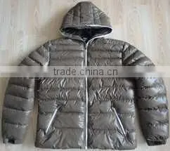 Winter men's padding jacket with hoody padding jacket