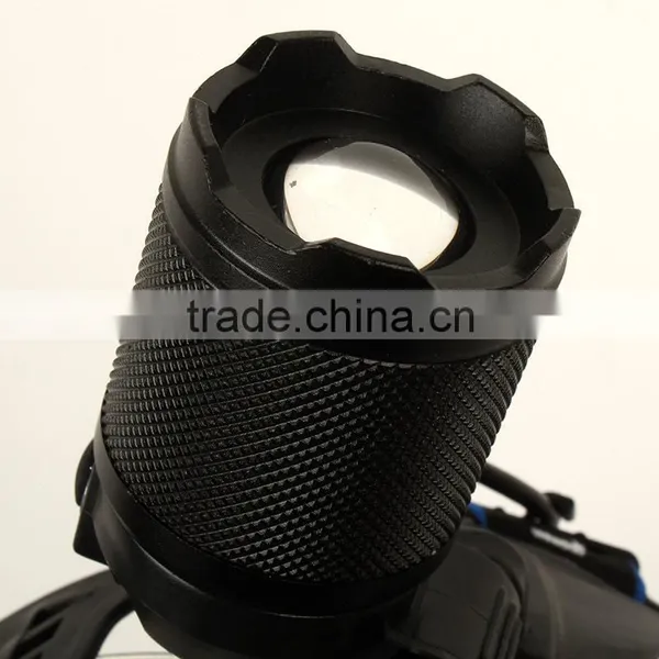 Passerby GD82 Outdoor Easy Take Zoom Aluminum 18650 Rechargeable R2 LED Head Lamp for Hunting photo-2