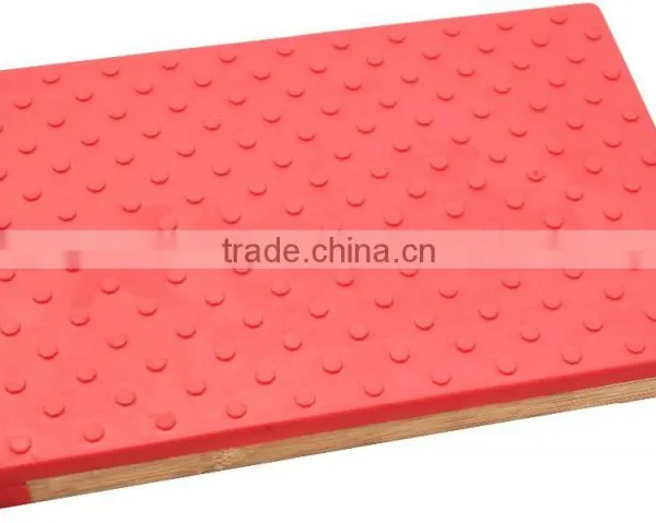 Bamboo Chopping Board With Silicone Hole for Kitchen Cutting Usage photo-4