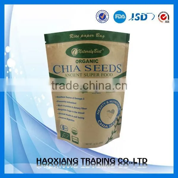 Organic Pea Protein Greaseproof Paper Bag for Food Manufacturner