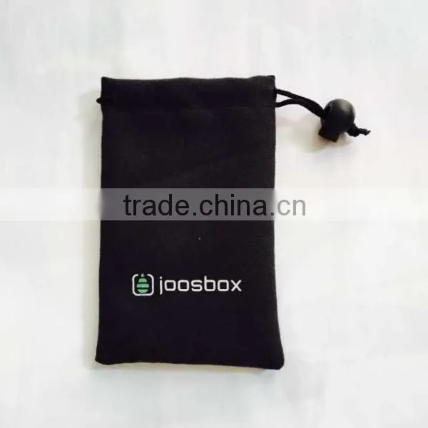 China OEM Embroidered Velvet Pouch Black photo-4