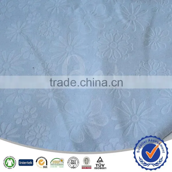 Chenying Textile Flocking Babirc Cashmere Flock Fabric Emboss Fabirc