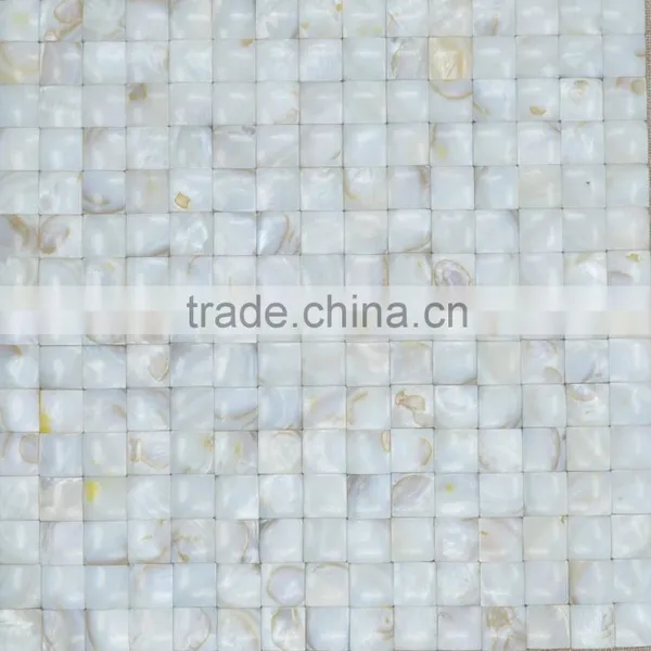 New Design Convex Freshwater Shell Mosaic Tile,bathroom Tile photo-2