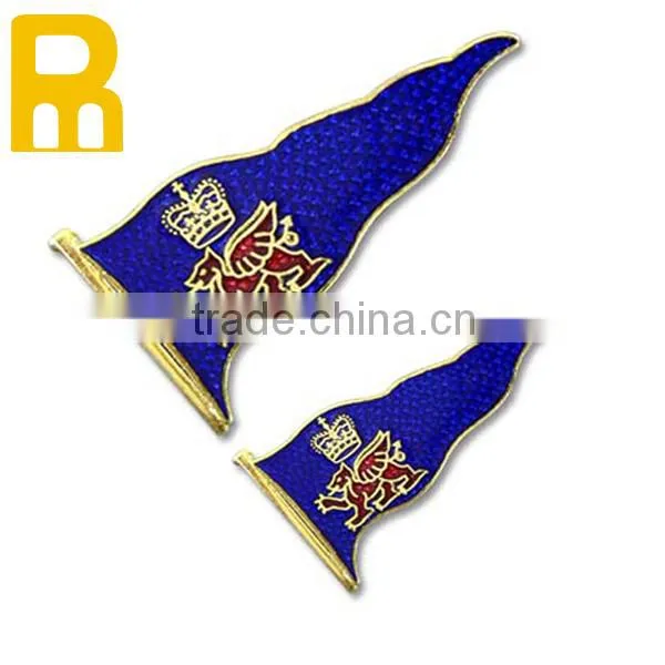 Flag Enamel Lapel Pins Badges for Promotional Item