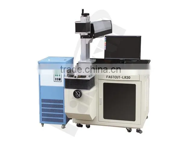 Leather,food ,beverage ,cloth ,electronic, meter, co2 laser marking machine with anti-intervention system