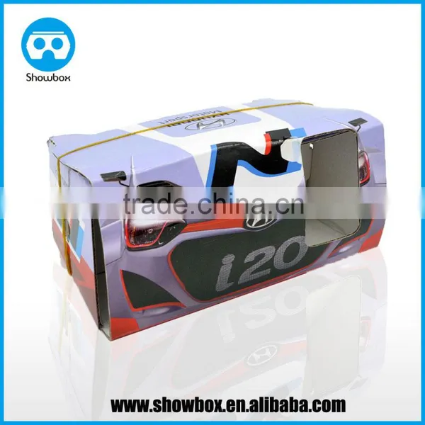 CHEAP Google Cardboard V1.0 DIY Educational vr Device Cardboard vr V1.0 With OEM Custom Logo photo-3