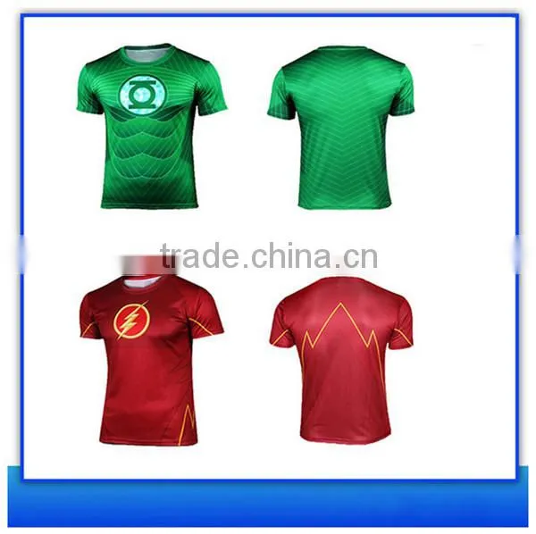 Bodybuilding Short Sleeve Marvel Cotton T Shirt Hot Items photo-3