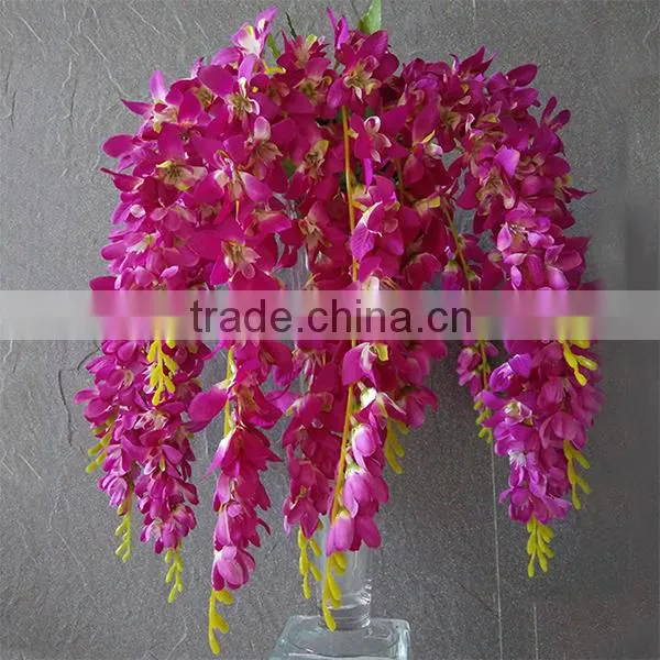 China Factory Artificial Wisteria Fabric Flower photo-4