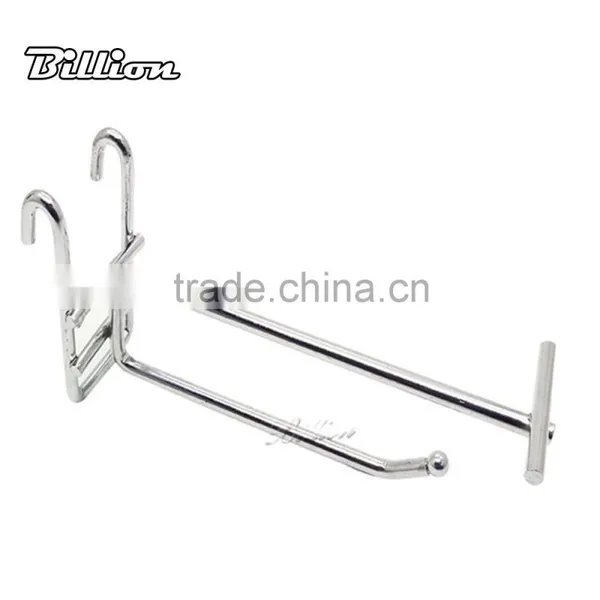 Supermarket Wire Metal Chrome Hooks Mesh Euro Iron Hooks photo-2