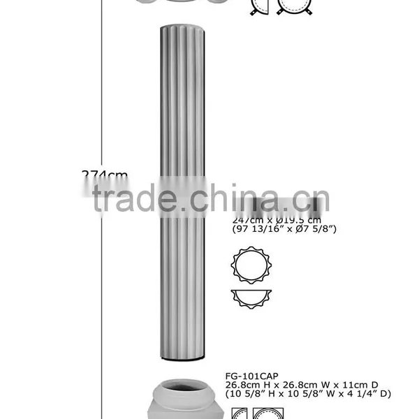 Good Price High Quality pu Beautiful Luxury Sale Polyurethane Decorative Roman Columns photo-5
