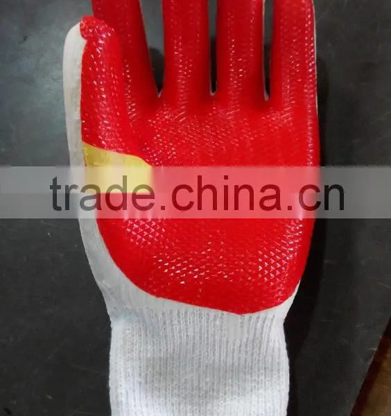 Altair010 China Factory Wholesale Red Rubber Coated Gloves